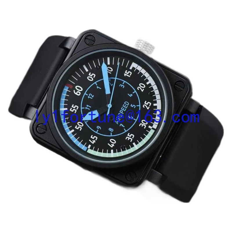 Luxury Casual Multifunctional Mechanical Watch, Business Belt Men's Square