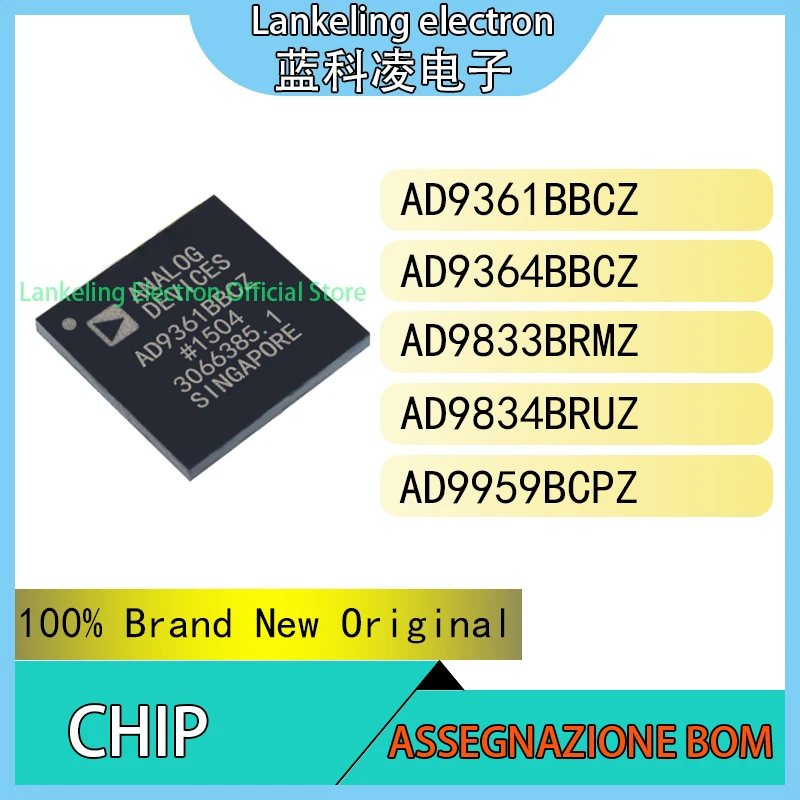 AD9361BBCZ AD9364BBCZ AD9833BRMZ AD9834BRUZ AD9959BCPZ 100% Brand New Original Chip IC