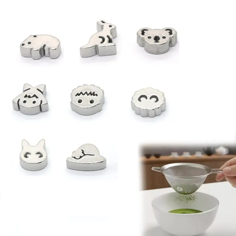 Stainless Steel Matcha Sifter Fine Mesh Anti-Caking Baking Tool Portable For Outdoor Home Cafe Matcha Preparation Thickness 5mm