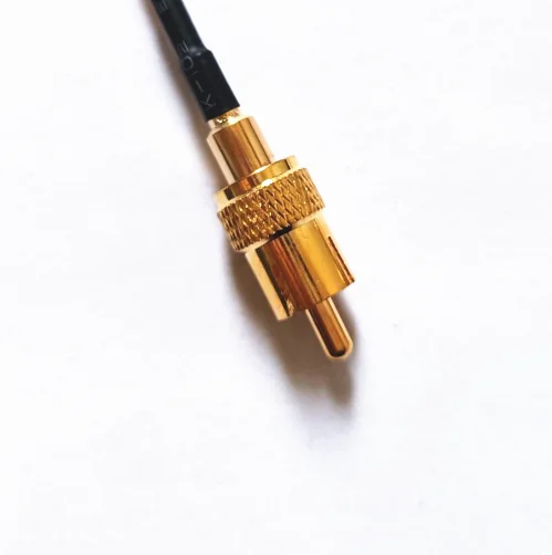 5pcs RCA Male plug Crimp For RG174 RG316 RG179 LMR100 Cable Straight Goldplated RF Connectors