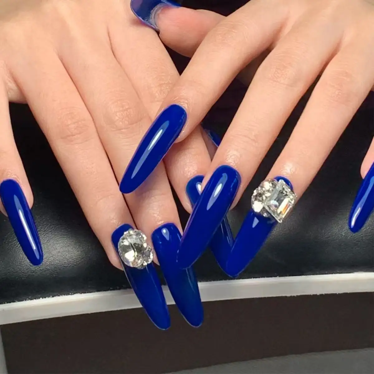 1Pc 15ML Klein bleu Gel pur vernis à ongles Gel ajouter Semi-Permanent tremper UV LED Construction Gel vernis