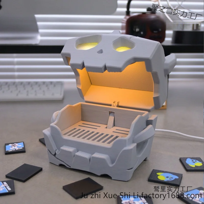 صندوق الكنز التنفس من البرية أسطورة صندوق الكنز لعبة خرطوشة صندوق تخزين الاهتزاز التحكم الصوتي لعبة مجسمة حلية #3