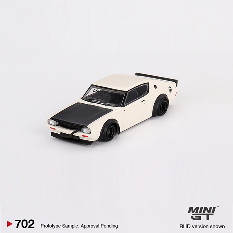 MINIGT 1:64 Model Car Skyline Kenmeri Liberty Walk Alloy Vehicle Collection #702