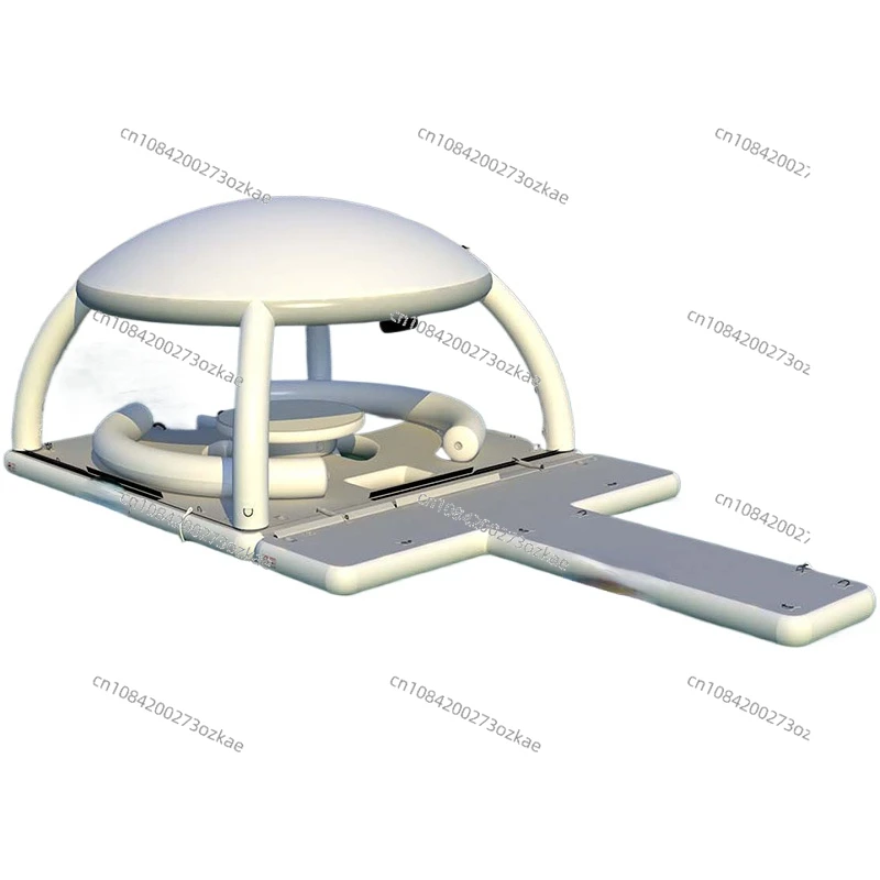 Inflatable Float Bar Sunshade Sofa Magic Carpet Floating Platform Sea Floating Bed Kickboard Drag Floating Rest Tent