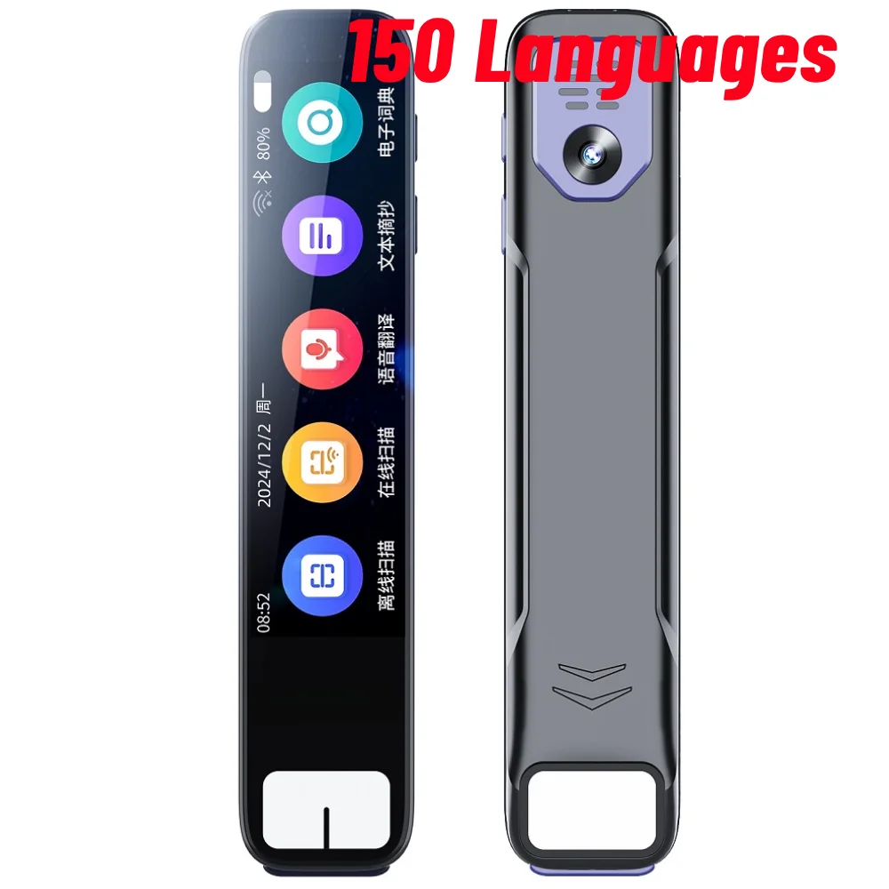 قلم GPT AI 150 لغة ترجمة غير متصلة بالذكاء الاصطناعي، قلم ذكي، إجابات AI فورية لقارئ تاريخ الرياضيات، قلم الماسح الضوئي