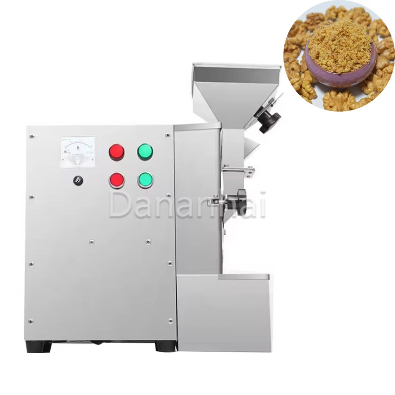 Electric Peanut Grinder, Household Grain And Nut Pulverizer, Portable Multifunctional Oily Food Crusher