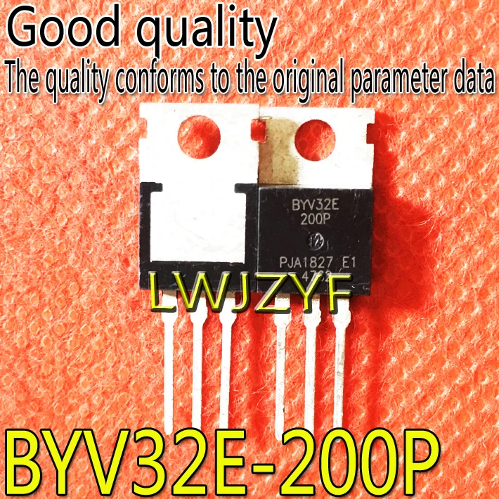 (10Pieces) New BYV32E-200P 20A 200V  BYV32E200P TO-220  MOSFET Fast shipping