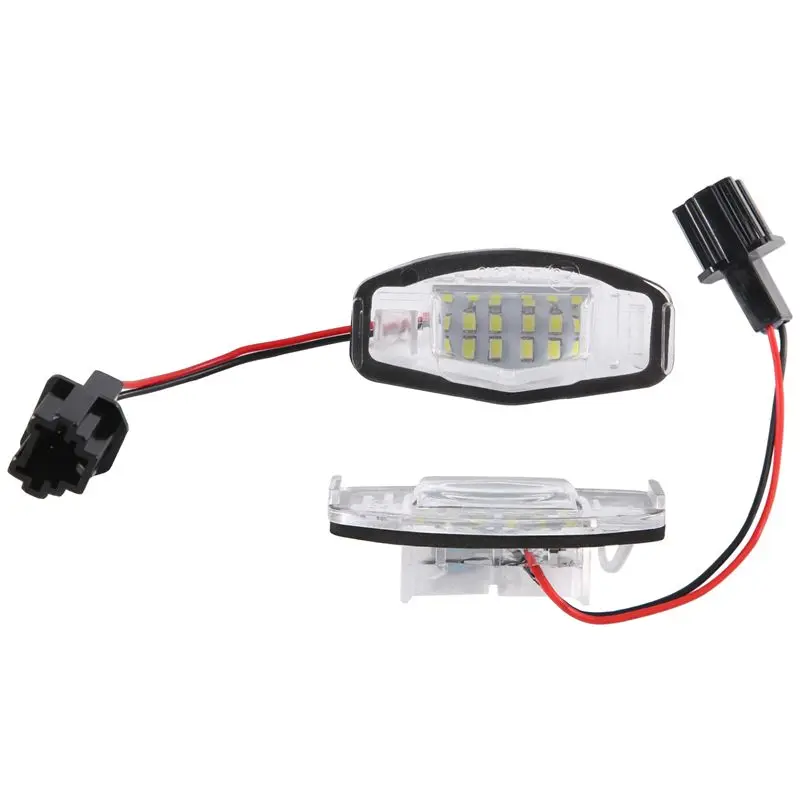 A13Z-2Pcs Car Led License Plate Light License Plate Light Lamp For Honda Civic Honda Accord