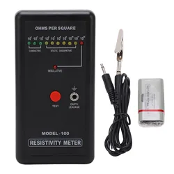 Misuratore di resistenza statica Tester di resistenza superficiale Tester di elettricità statica strumento di misurazione della resistenza superficiale