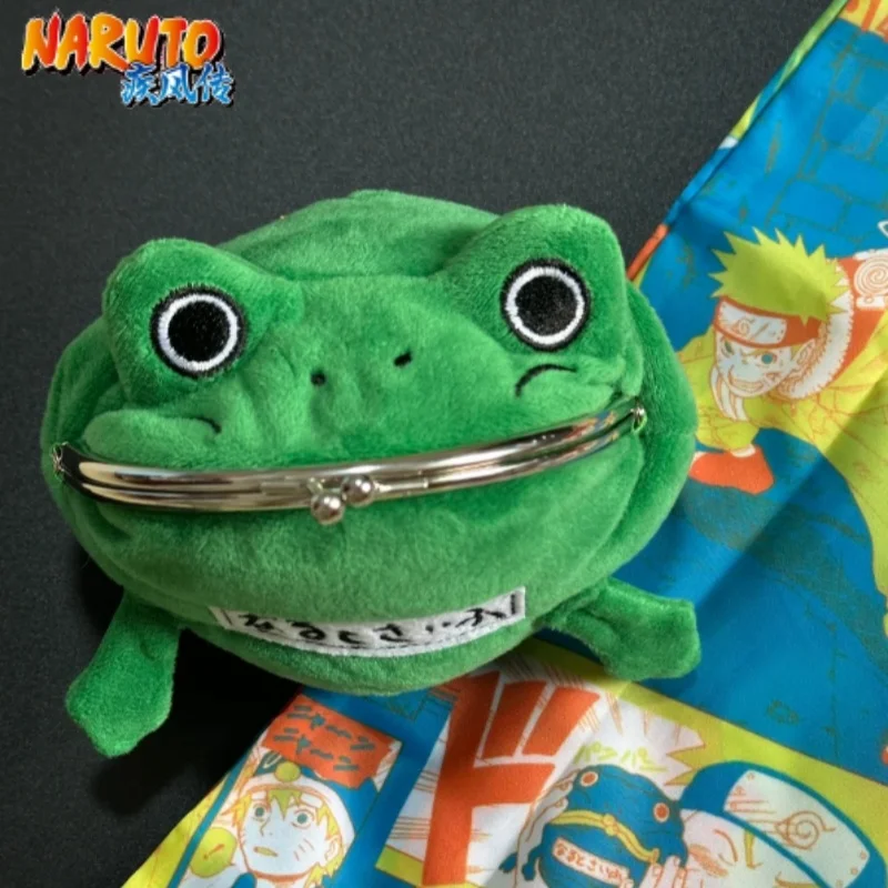 Naruto Uzumaki Naruto Frog Wallet Zero Wallet Anime colección periférica juguete serie regalos adorno de escritorio