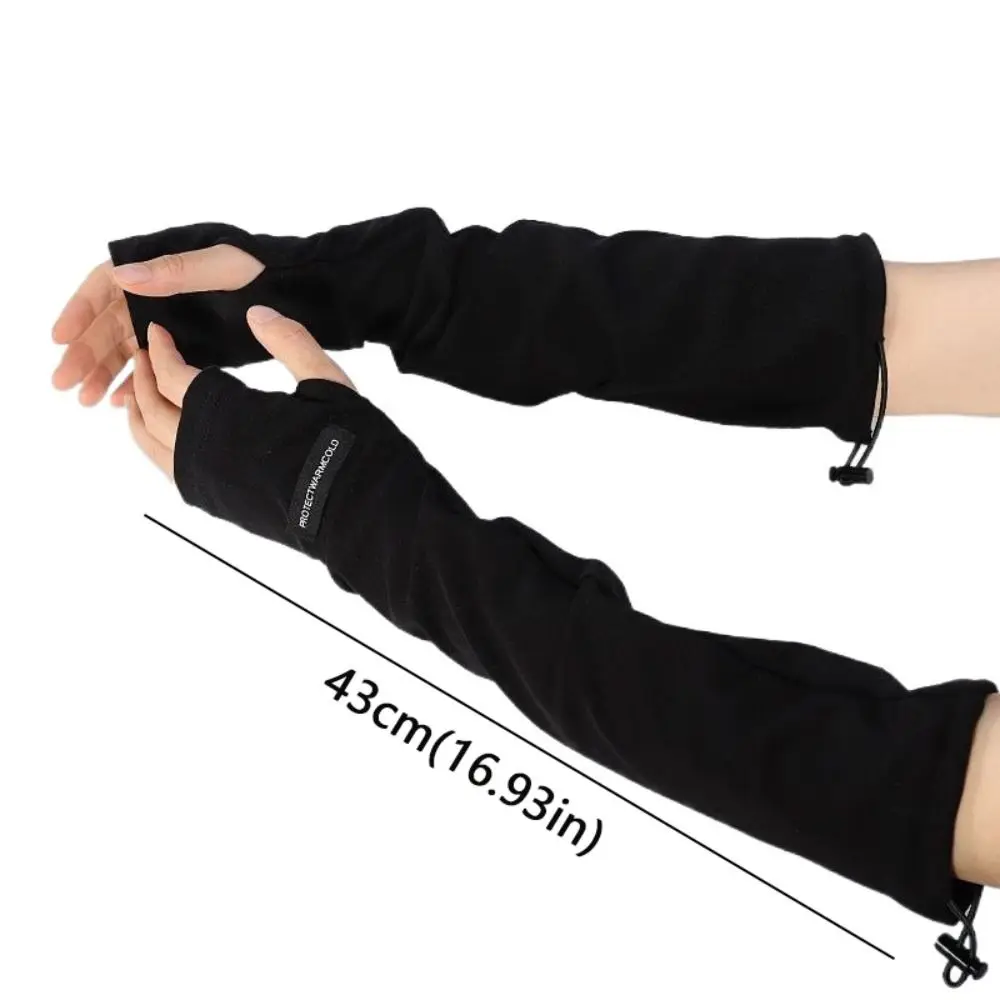 Gothic Black White Punk Gloves Japanese Lolita Fingerless Mittens Mesh Sunscreen Sleeve Cosplay Clothing Accessories