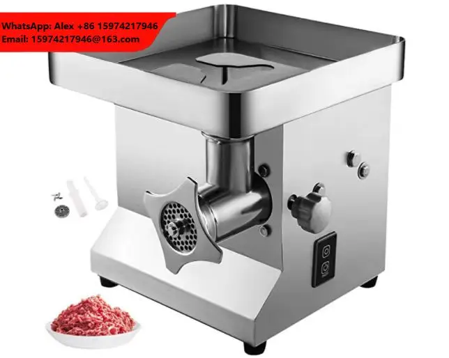 1.5 HP Electric Meat Mincer With 2 Grinding Plates, Sausage Kit Set Meat Grinder Heavy Duty DJ-A5