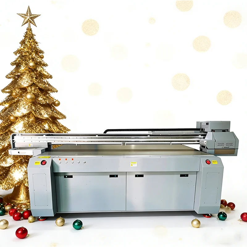 2.5*1.3m Ep son Tx800 Xp600 I3200 UV Printer Inkjet 2513 Hybrid Uv Printer for Printing on Wood Acrylic Glass Metal Banner