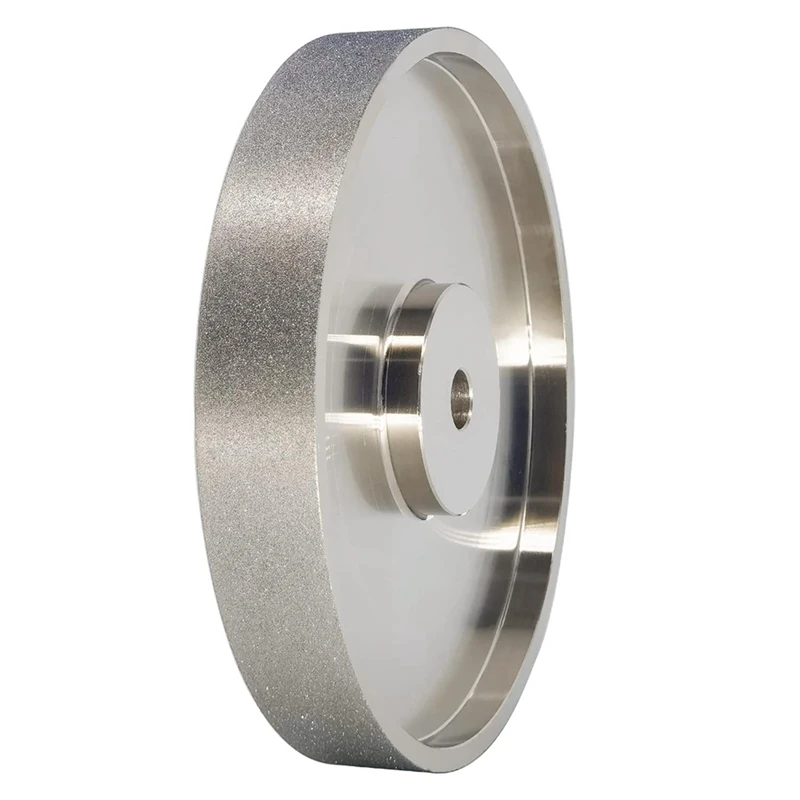 Grinding Wheel Dia 6X1inch Wide With 1/2Inch Arbor, For Sharpening High Speed Steel, Grit 180