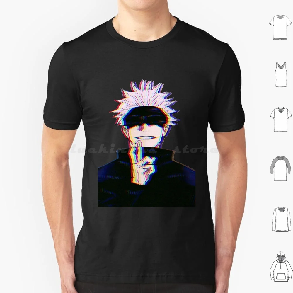 Camiseta Gojo Satoru 6xl, camiseta fresca de algodón, Gojo Satoru Satoru Itadori Megumi