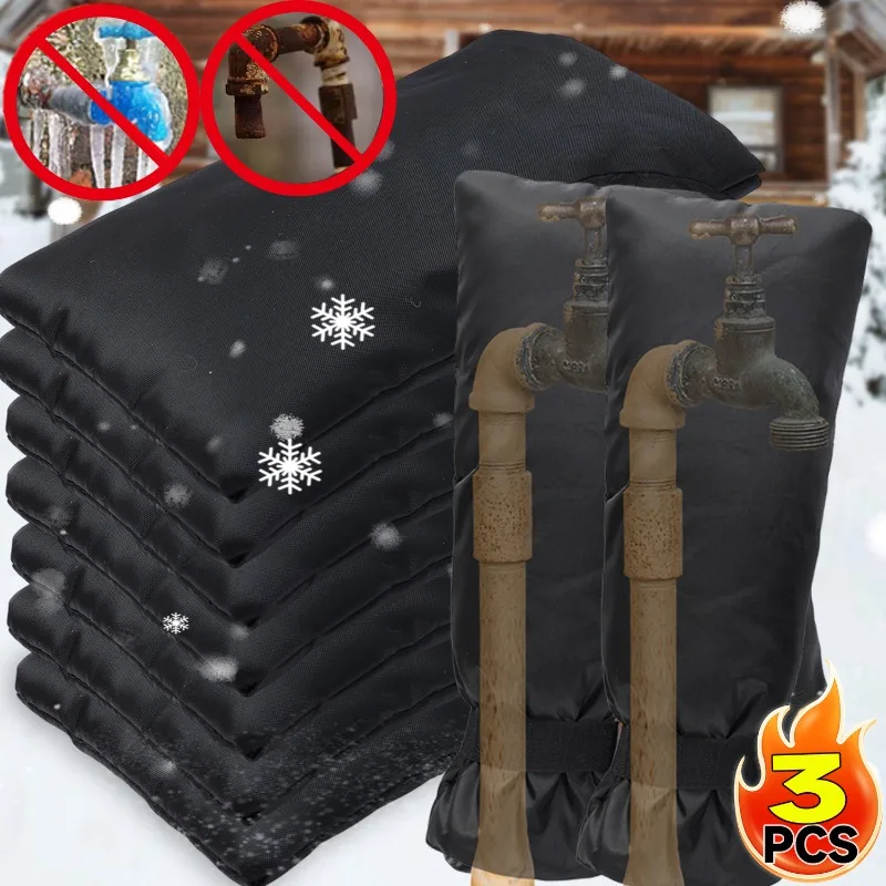 أكسفورد القماش غطاء صنبور الشتاء في الهواء الطلق التجمد غطاء الصنبور سميكة خرطوم مقاوم للماء يغطي المطبخ السباكة الحنفية حامي