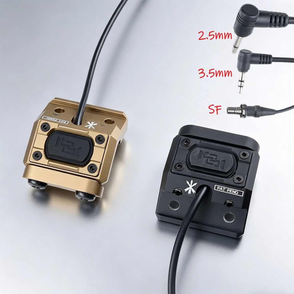 Interrupteur à pression Unity Switch Fit Surefire M300 M600 Series Light, prise SF 3.5/2.5MM, compatible avec rail M-LK KEY-MOD 20MM