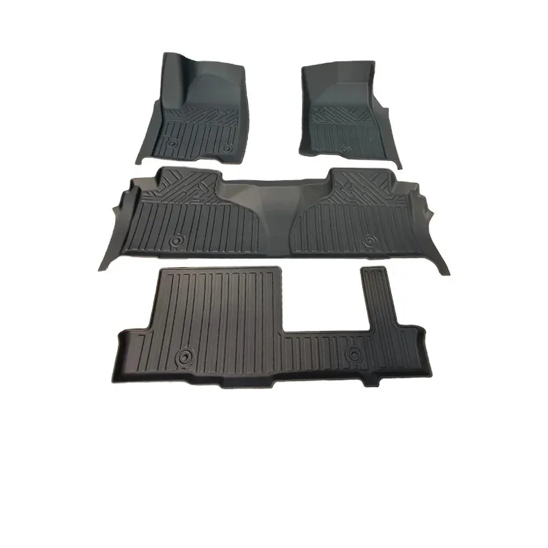 مبيعات المصنع مباشرة 4 قطع TPE سيارة الطابق بطانة القدم حصيرة عدم الانزلاق تصميم دائم TPE الحصير سيارة تستخدم ل TAH