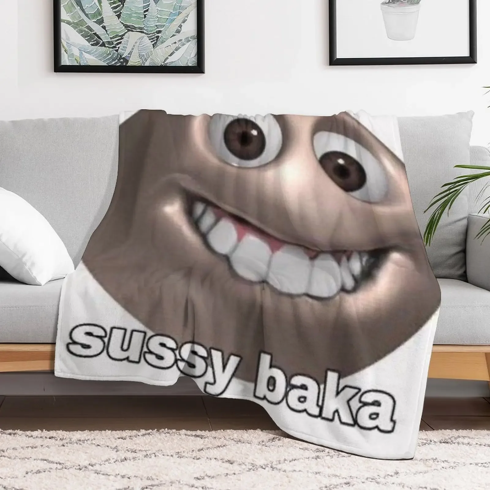 ur such a sussy baka Throw Blanket Luxury St heavy to sleep christmas decoration Blankets