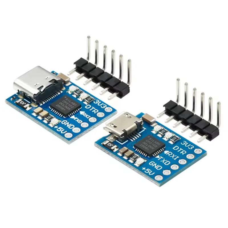 MCU2012 CP2102 USB to TTL communication Module mini Burner Downloader MicroType-C MCU2012 CP2102 USB to TTL Communication Module