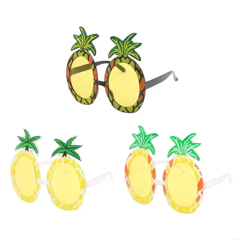 

B95F Funny Pineapple Sunglasses Sun Blocking Eye Glasses For Women Men Vacation Wear