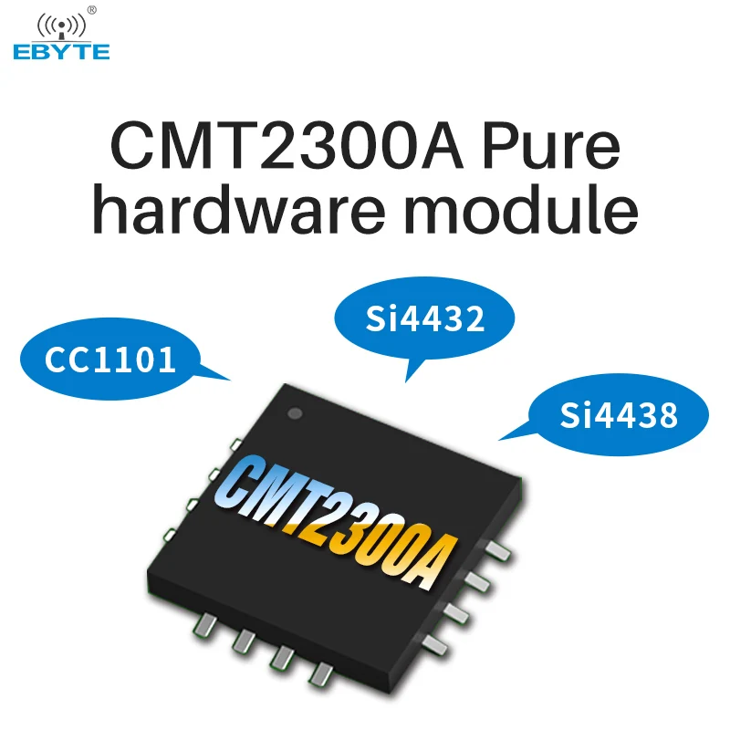 CMT2300A Wireless Data Transmission Module 433MHz 470MHz 30dBm 5.5km IPEX/Stamp Hole Low Power Receiver EBYTE E49-400M30S Module