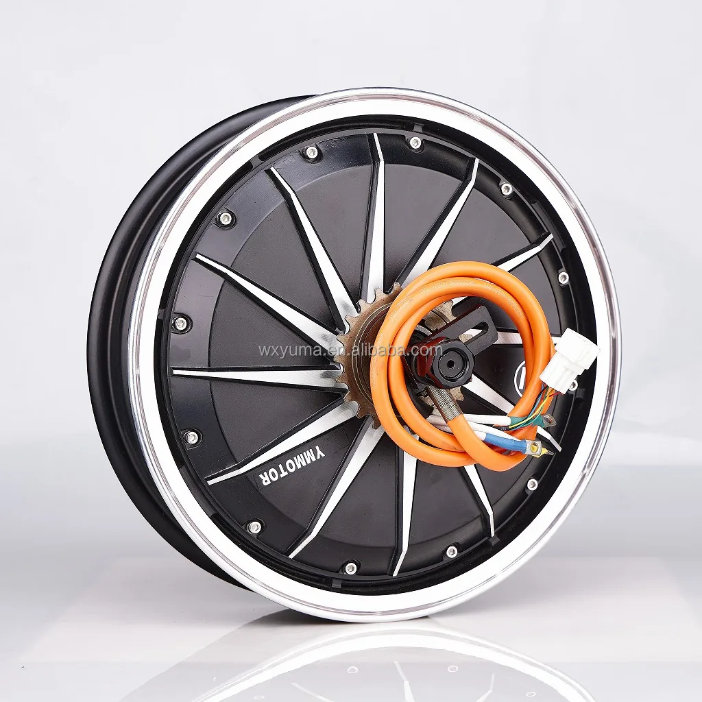 

YMMOTOR High Quality 4000w (SUPER POWER) 12inch HY Waterproof High Torque Electric Motorcycle Refit Hub Motor