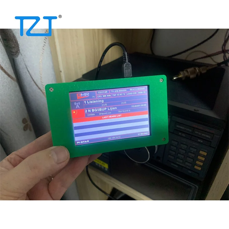 TZT Green MMDVM Hotspot MMDVM Modem with Wifi & 3.5