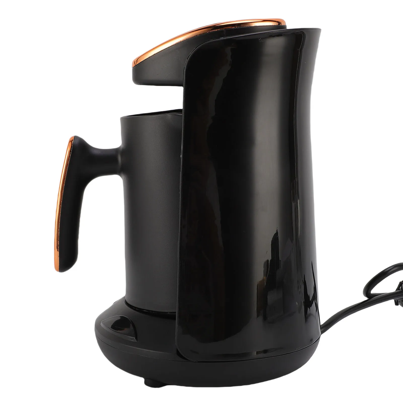 

Портативная турецкая кофеварка 600 Вт, 4 чашки, домашняя защита от перелива и сухих ожогов, безопасная машина