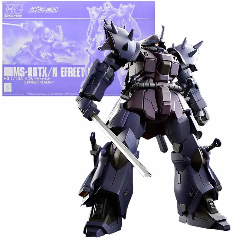 

Bandai Original GUNDAM HG Series 1/144 MS-08TX/NF EFREET NACHT Anime Action Figure Assembly Model Toys Collectible Model