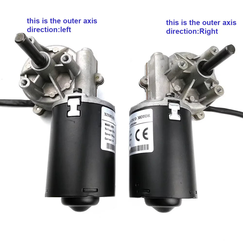 24v GW6280 50 100rpm Worm Gear Straight Reduction Motor Turbine Revolutions Copper Wiper Barbecue Grill Lling Shutter Door Motor