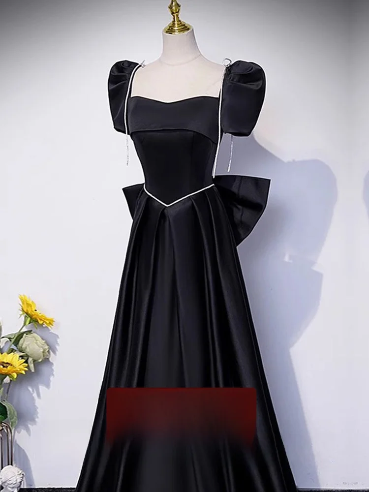 

Ele Bla Evening Gown Women's plus Size Faionable Par High Waist Long Dr Cotton Blend ort Sve Sequin Detail