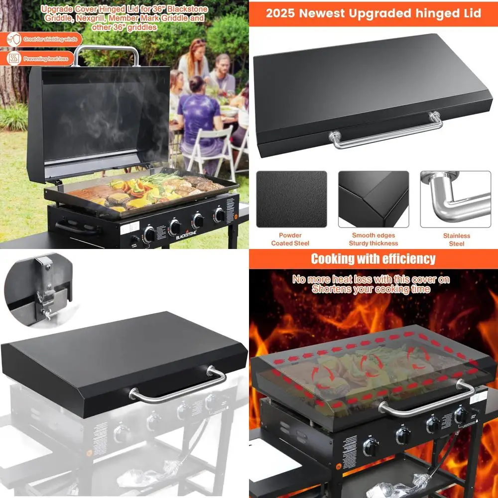 

Upgraded Hinged Hard Cover for 36 Blackstone Griddle 1554-2177