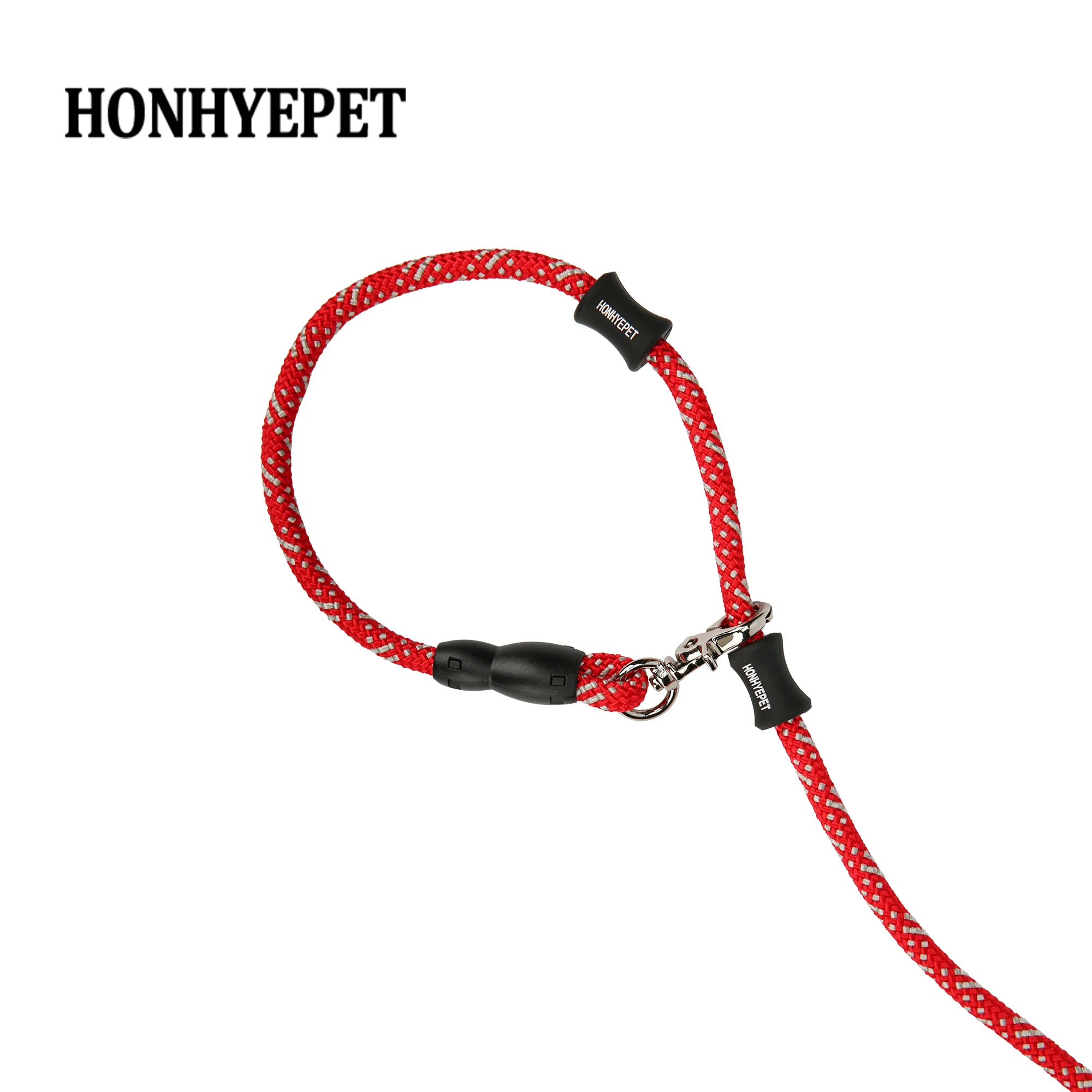 

HONHYEPET HL8202 Thickened Dog Training Leash Heavy-Duty P-Chain Anti-Pull Leash for Large Dogs Competition-Grade P-Rope