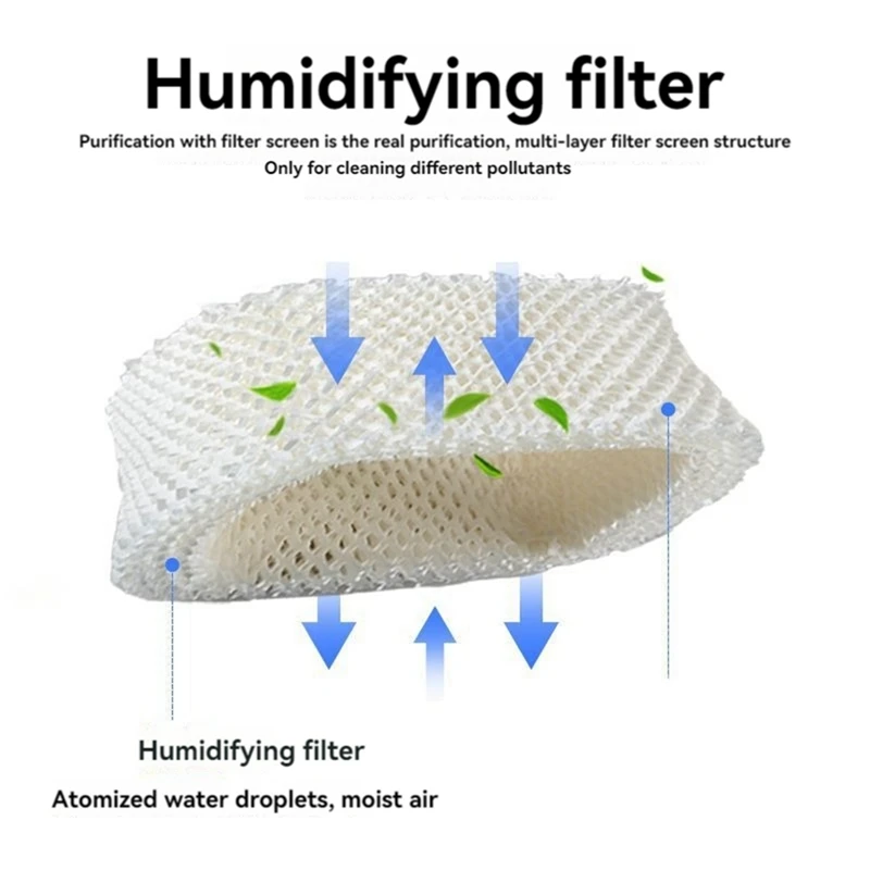A98G-3PCS HU4101 Сменный фильтр увлажнителя для HU4901/HU4902/HU4903 Фильтры увлажнителя воздуха для спальни и офиса