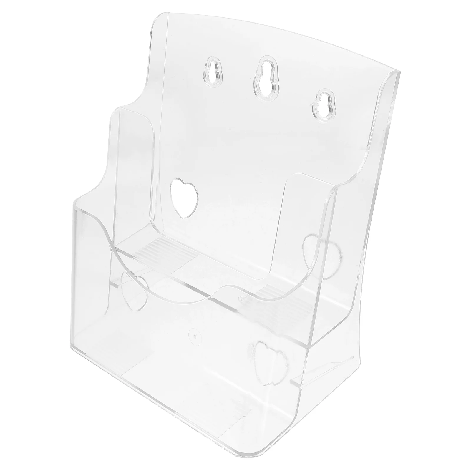 folheto acrilico e suporte de papel bancada display stand magazine holder a5 camadas 01