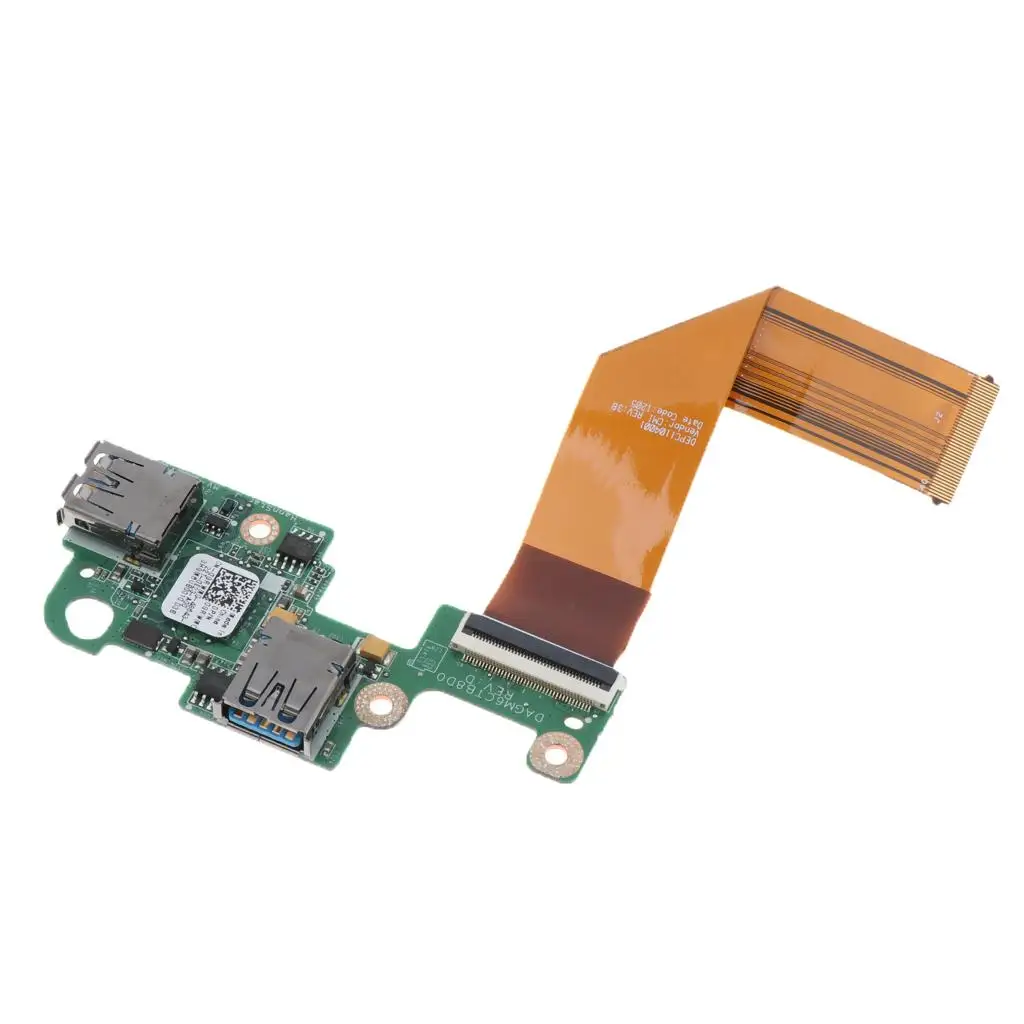 Dell XPS 15 L502X ラップトップ用フレックス ケーブル付き I/O USB ボード、0GRWM0 DAGM6CTB8D0