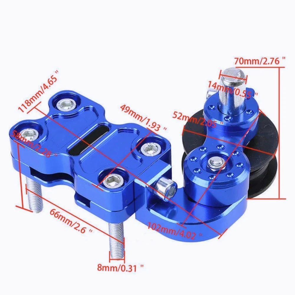 ZZ-Universal Aluminum Alloy Brand New Adjuster Chain Tensioner Roller For Motorcycle /Chopper ATV Black/Red/Silver/Blue/Gold