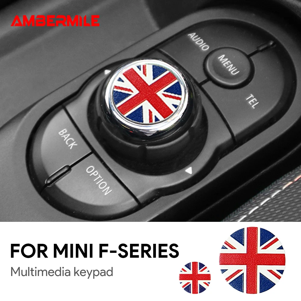 

Car Accessories for MINI Cooper F55 F56 F57 F60 Countryman Clubman Central Control Volume Multimedia Button Knob Sticker Styling