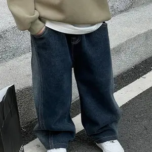 Baby Kinder Frühling Herbst Winter heiße Jeans mit Valo für 1-9 Jahre Jungen lässige Mädchen Denim Hosen Kinderhosen Hosen 10 Hauptverkauf Calca Jeans 90 männlich - №5