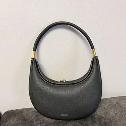 Songmont Half Moon Bag New Women's Personality Design Casual Shoulder Bag Fashion Armpit Carry on Armpit Bag Dames Eenvoudige