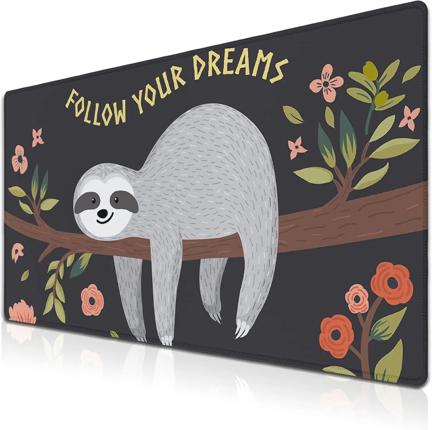 tapete-de-mesa-fofo-de-preguica-na-arvore-–-tapete-de-mouse-antiderrapante-extra-grande-com-design-de-animal-sonhador-para-trabalho-jogos-e-escritorio