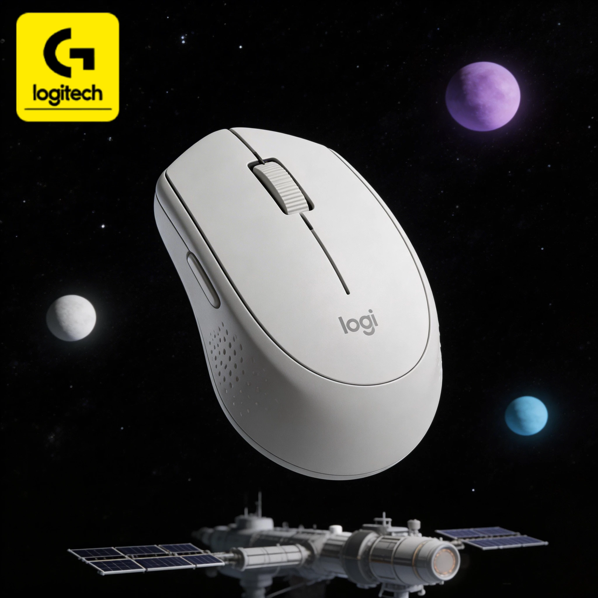 

The compact and quiet Logitech M330/M220 features 2.4GHz wireless connection, 1000DPI precision, and is compatible