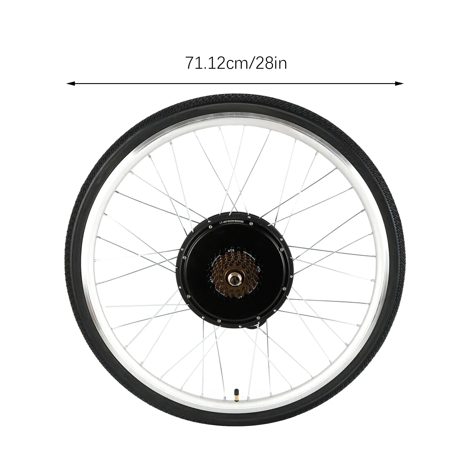 Zestaw do konwersji roweru elektrycznego 28 cali, 48V 1000W, zestaw do konwersji tylnego koła roweru elektrycznego, konwersja roweru elektrycznego z silnikiem w piaście.