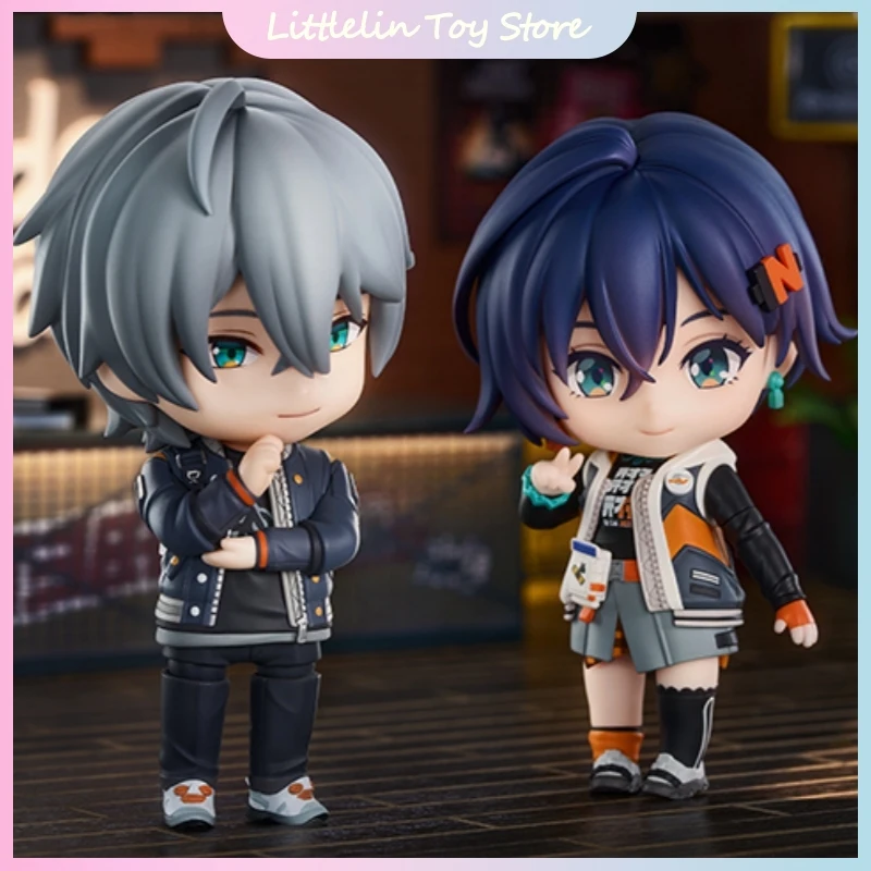 

Genuine Zenless Zone Zero 10cm Belle Wise Action Figure Zzz Brother Sister Duo Collect Model Desktop Decoration Peripheral Gift