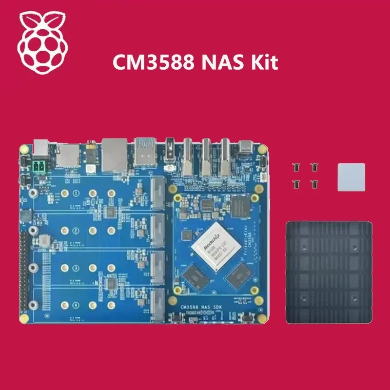

Комплект NAS Nanopi CM3588 с 8 ГБ оперативной памяти и 64 ГБ eMMC