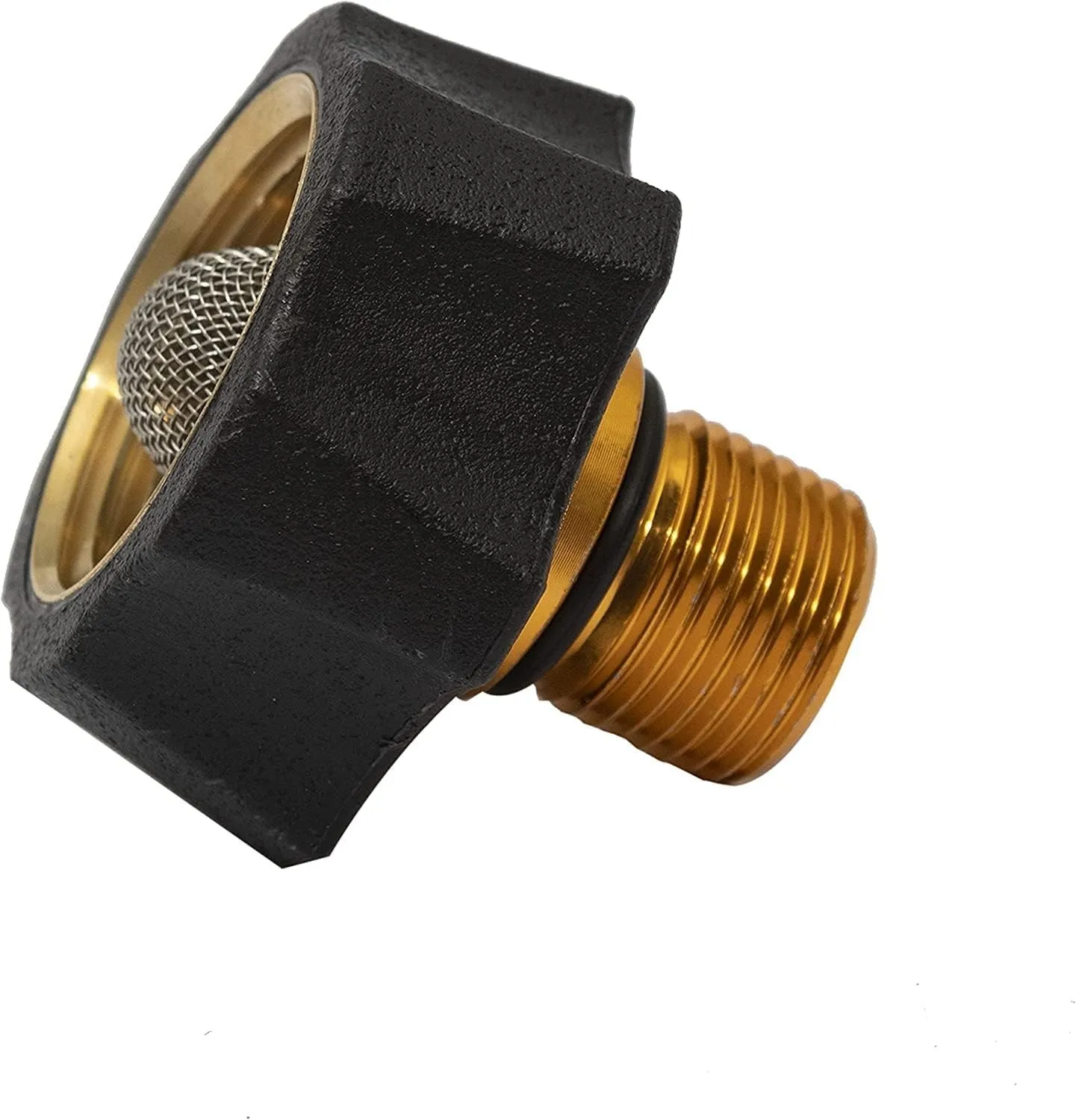 Brass Water Inlet Fitting for Pressure Washer Pump Models 510020 520004 520006 with Male 3/8 and Female 3/4 Connections