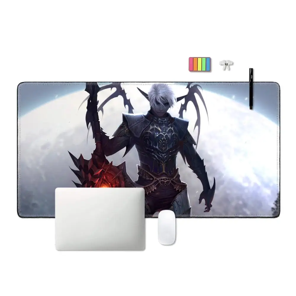 Large Desk Mat Lineage 2 Mouse Pad Pc Gamer Rug Gaming Accessories Tapis De Souris Deskmat Laptop Carpet Mats Anime Mousepad Xxl