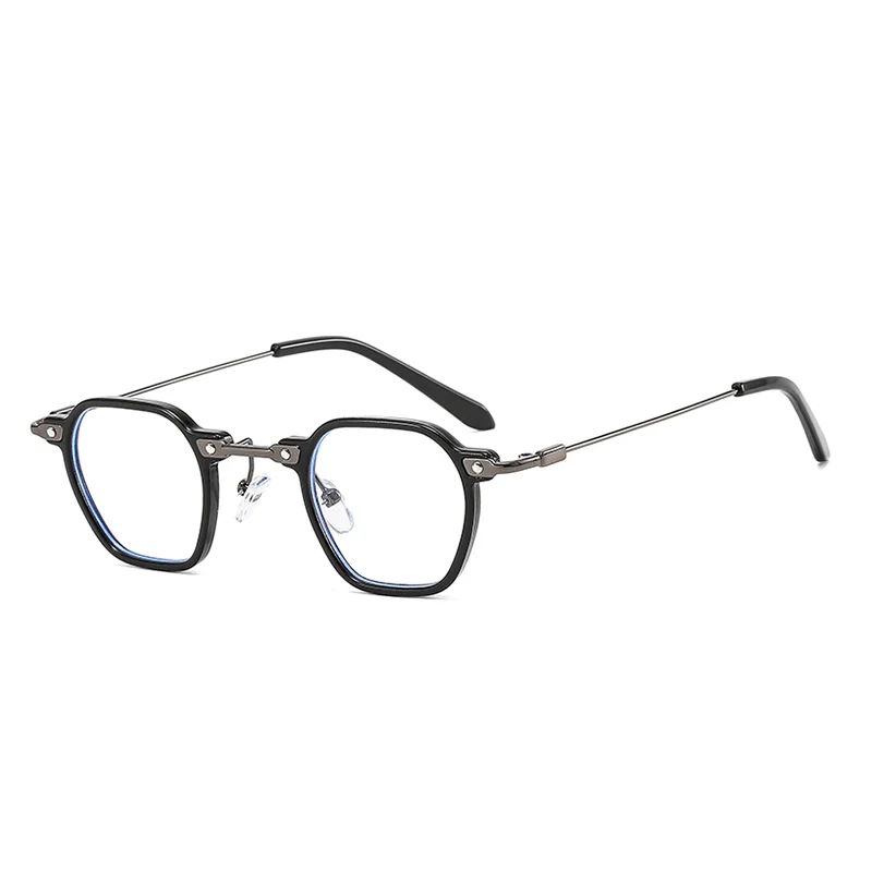 Neue Quadratische Retro Steam Punk Sonnenbrille Männer Frauen Runde Shades Gradienten Gläser Klare Linse Vintage Fahren Brillen Ozean Farbe – Detail 1