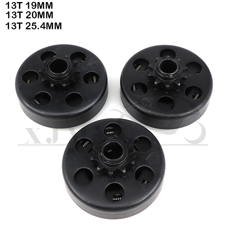 428 Chain Centrifugal Clutch 13 Teeth 19MM 20MM 25.4MM 3/4 Inch Suitable for Kart Mini Bicycle Engine Clutch Accessories